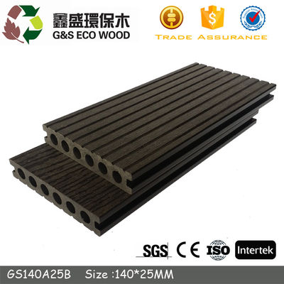 157 X 22mm Hdpe πάρκων WPC κοίλοι Decking ανθεκτικοί πίνακες γεφυρών