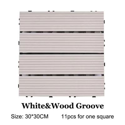 Σκληρό δρύινο WPC DIY Decking 300 X 23mm υπαίθρια επένδυση τοίχων Wpc μπαλκονιών